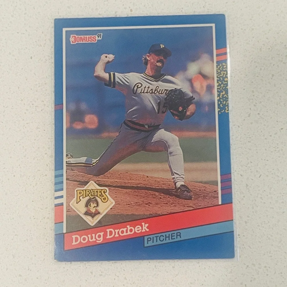 1991 Donruss Doug Drabek Pittsburgh Pirates #269 Baseball Card Pitcher Cy Young
